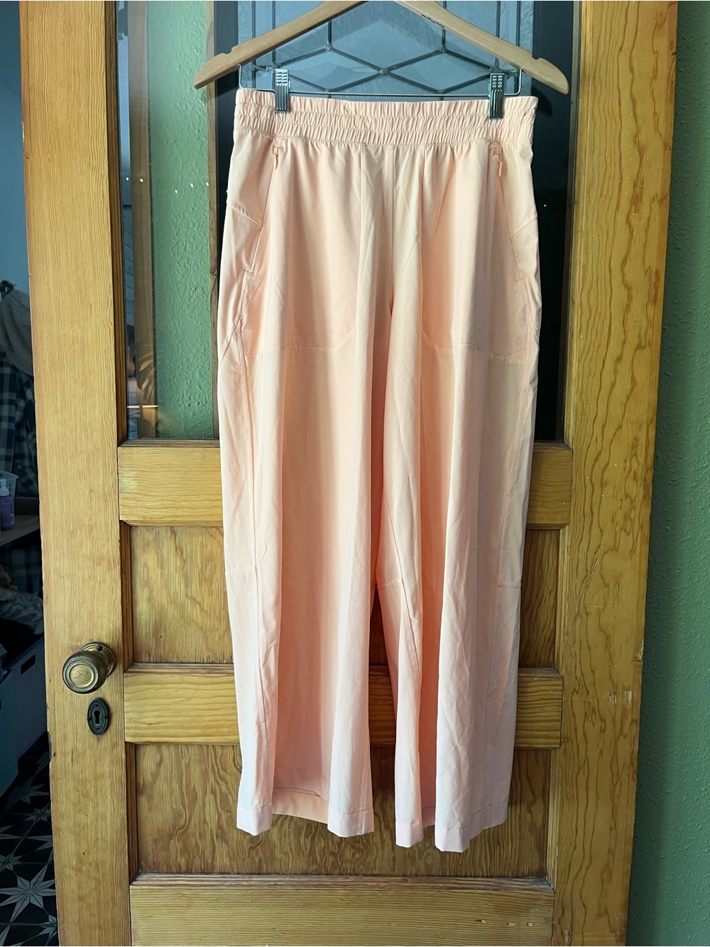lululemon athletica Peach Wide-Leg Track Pants